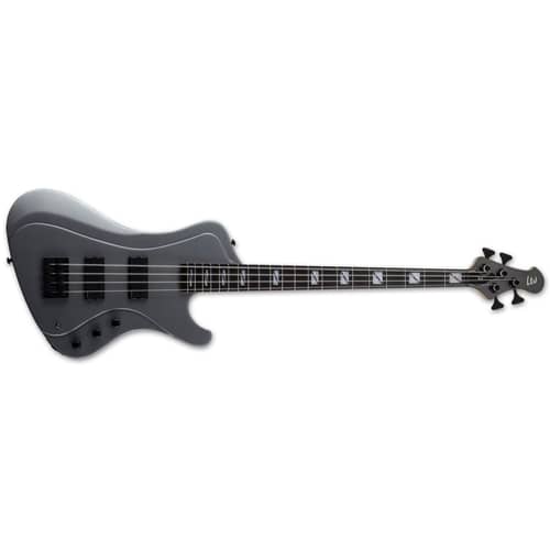 Image of Auction Item: ESP LTD Signature John Campbell JC-4 Bass Guitar Signed by Lamb of God