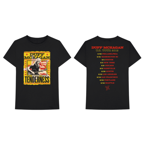 Image of Duff McKagan TENDERNESS 2019 US Tour Tee