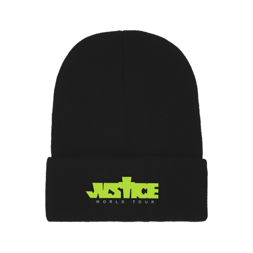 Image of Justice World Tour Beanie - JB Charity Exclusive