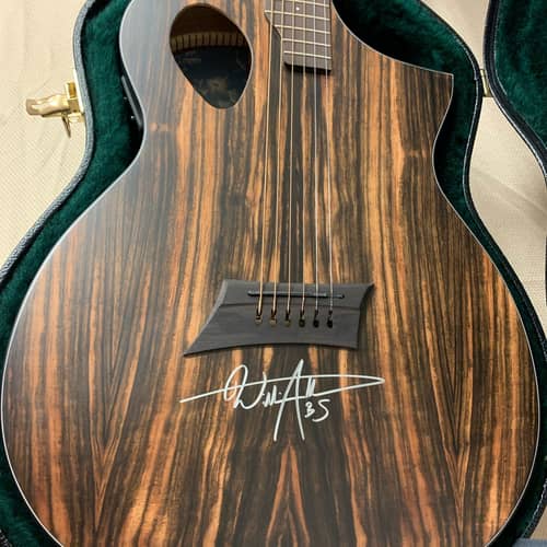 Image of Bonnaroo Auction Item: Michael Kelly Acoustic Guitar Signed by Billy Strings