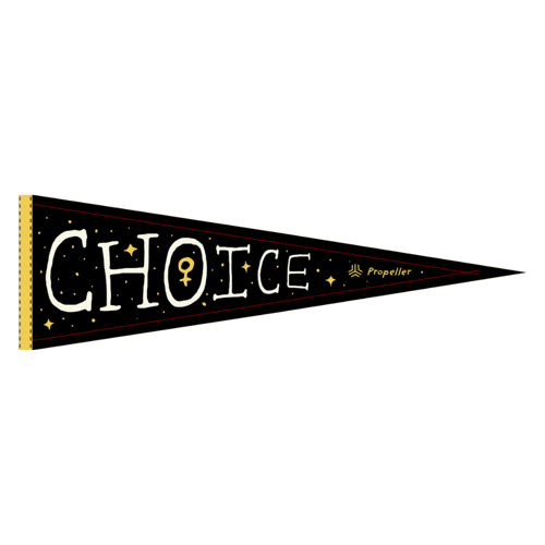 Image of Choice x Oxford Pennant in Support of Reproductive Freedom