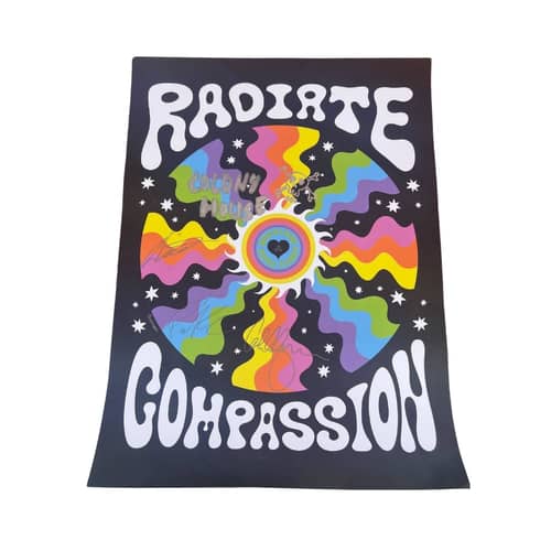 Image of Radiate Compassion Poster Signed by Colony House