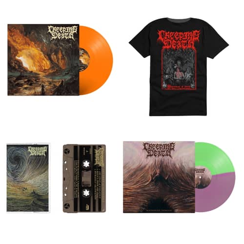 Image of Creeping Death Vinyl and Merch Bundle