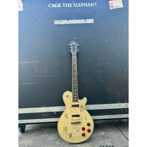 Image of Guitar Signed by Cage The Elephant