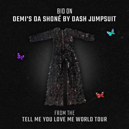 Image of Demi Lovato Auction Item: Da Shoné By DaSh Full Body Outfit from the Tell Me You Love Me Tour