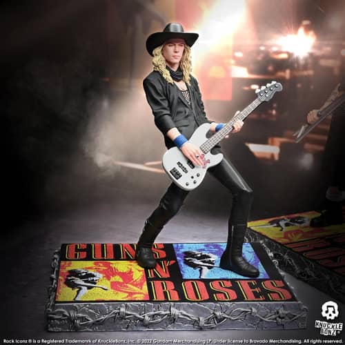 Image of Signed Guns N' Roses Duff McKagan II Rock Iconz Statue