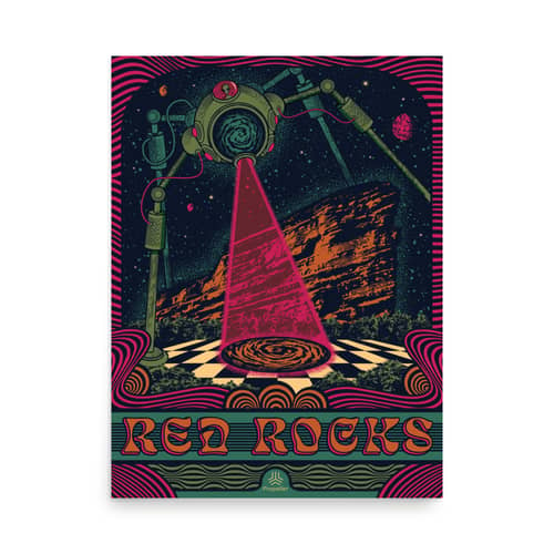 Image of Red Rocks x Propeller 2024 Poster