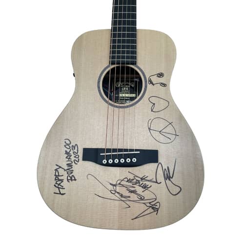 Image of Hanson Signed Guitar