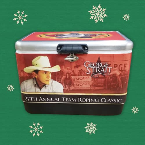 Image of George Strait 27th Annual Team Roping Event Ice Chest