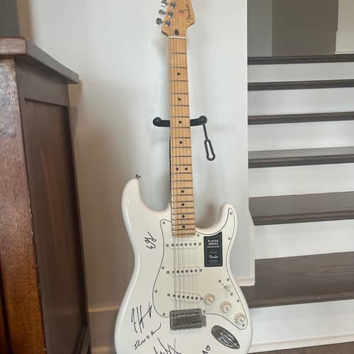 Image of Bid on an Electric Fender Guitar SIGNED by RKS