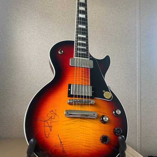 Image of Bonnaroo Auction Item: Gibson Electric LE Les Paul, signed by Robert Plant & Alison Krauss