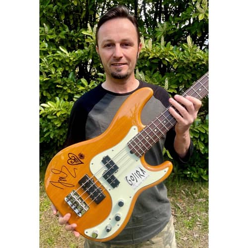 Image of Auction Item: Gojira's Jean-Michel Labadie Fender Precision Bass