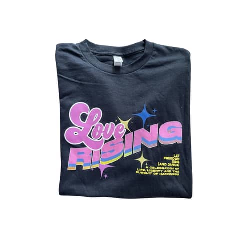 Image of Limited Edition Black Love Rising T-Shirt