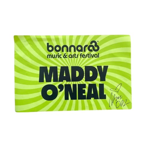 Image of Maddy O'Neal Signed Dressing Room Sign