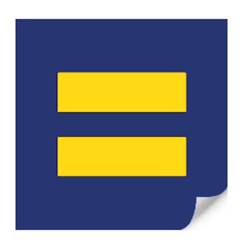 Image of Show Your Support with This HRC Equality Sticker!