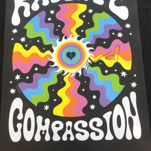 Image of Radiate Compassion Poster Signed by Tinashe