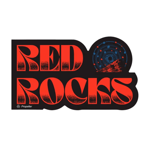 Image of Red Rocks x Propeller Sticker