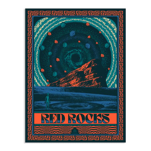 Image of Goth Babe Signed Red Rocks x Propeller 2023 Poster