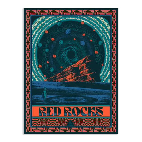 Image of Red Rocks x Propeller 2023 Poster