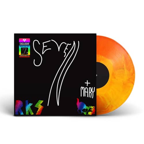 Image of SOLD OUT: Rainbow Kitten Surprise Vinyl - Seven + Mary - Orange Swirl