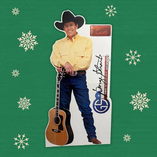 Image of George Strait Vintage Wrangler Cardboard Cutout