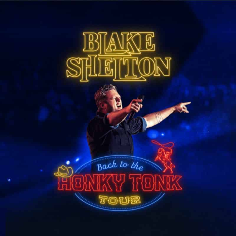 Blake Shelton Back to the Honky Tonk Tour 2023