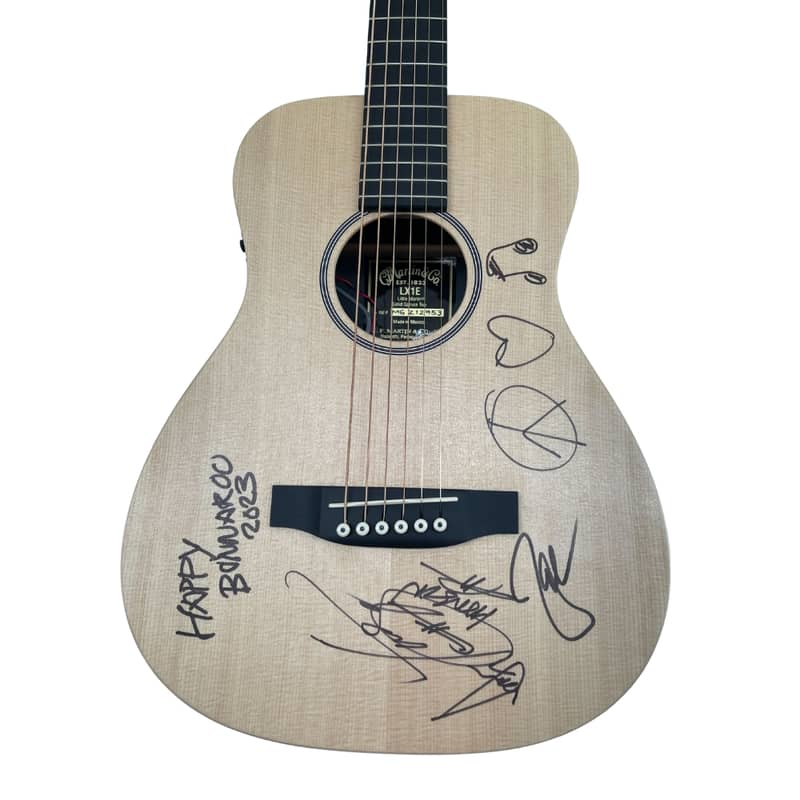 Image of Hanson Signed Guitar