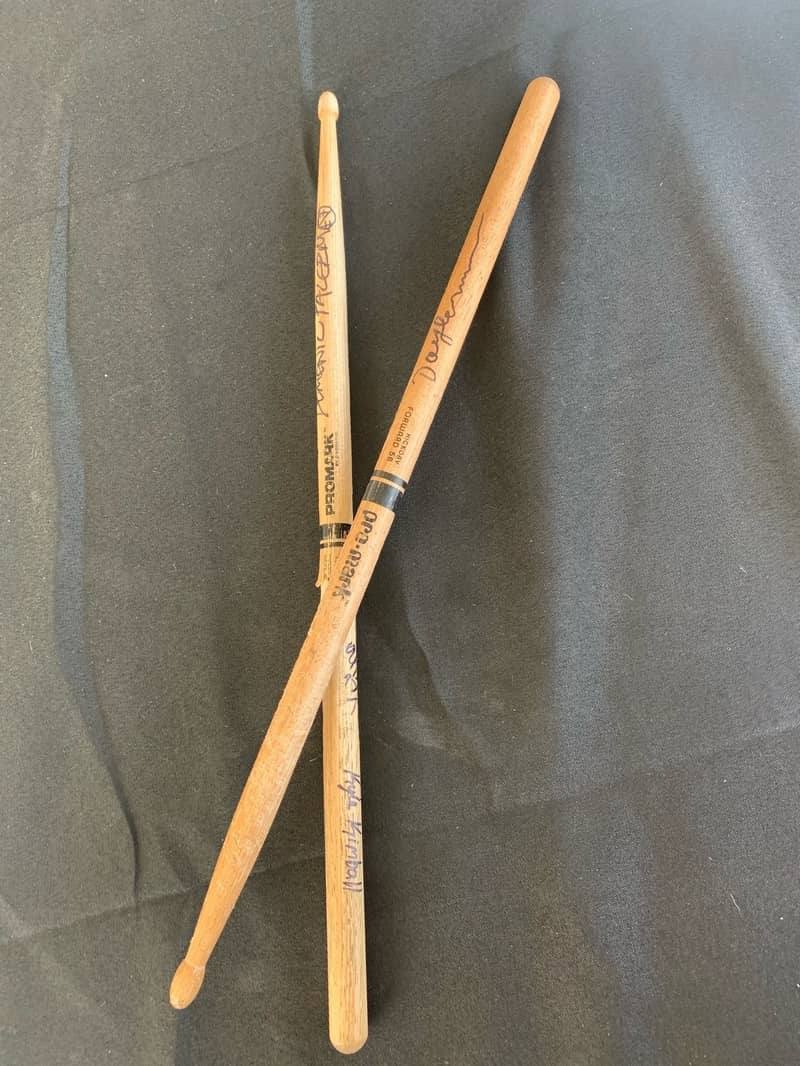 Image of Signed Drumsticks from Nothing