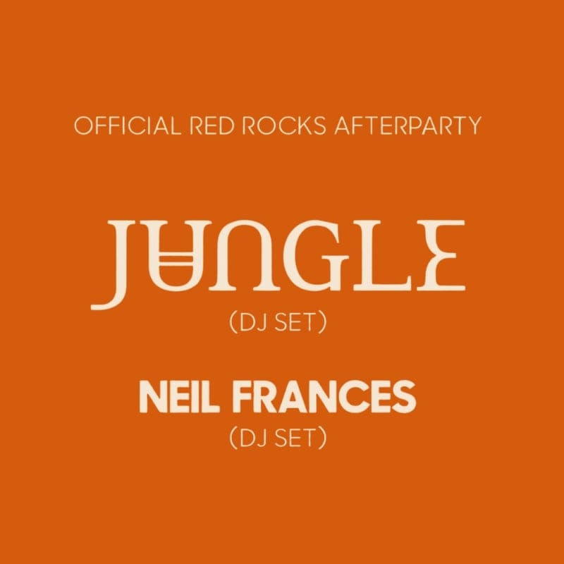 Win a Pair of Tickets to JUNGLE's Official Red Rocks Afterparty!