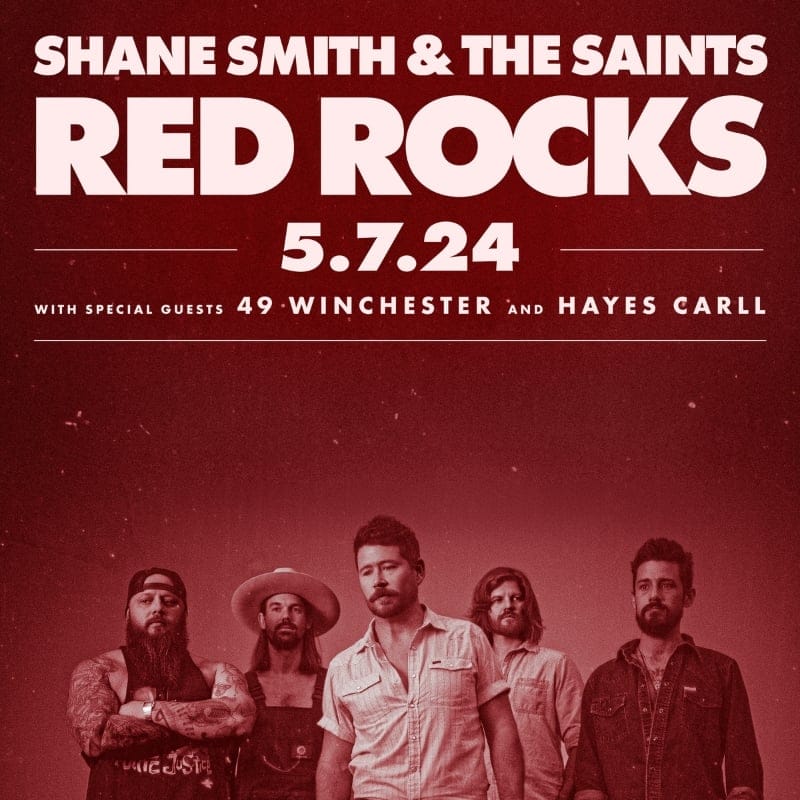 Win a Pair of Tickets To See Shane Smith and The Saints at Red Rocks!