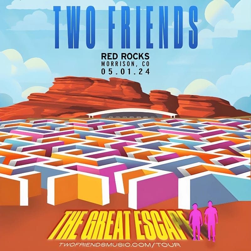 Win a Pair of Tickets To See Two Friends at Red Rocks!