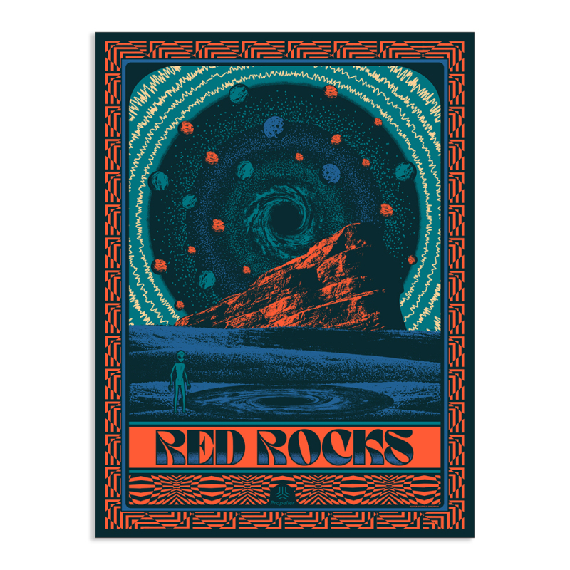 Red Rocks x Propeller 2023 Poster