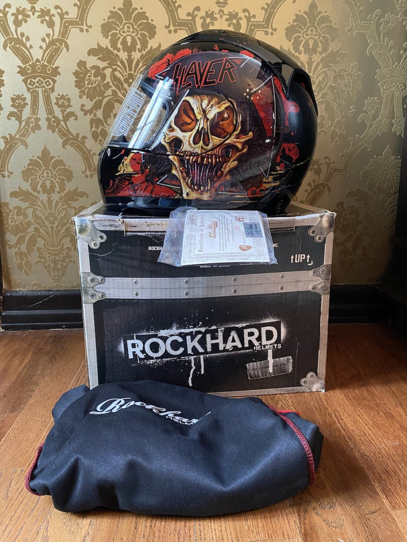 Auction Item: Limited Edition Rockhard Slayer Motorcycle Helmet